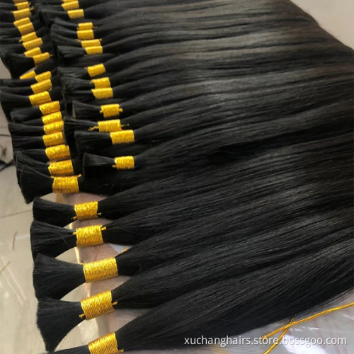 Remy Brazilian Blonde Hair Weave Bundle Virgin Straight 613 Human Braiding Hair Bulk Extensions